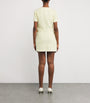 Self-Portrait Yellow Bouclé Belted Mini Dress