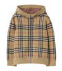 Burberry Kids Wool Check Hoodie (3-12 Years)