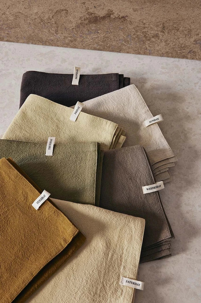 ferm LIVING Day Tea Towel 7’li Mutfak Havlusu Seti