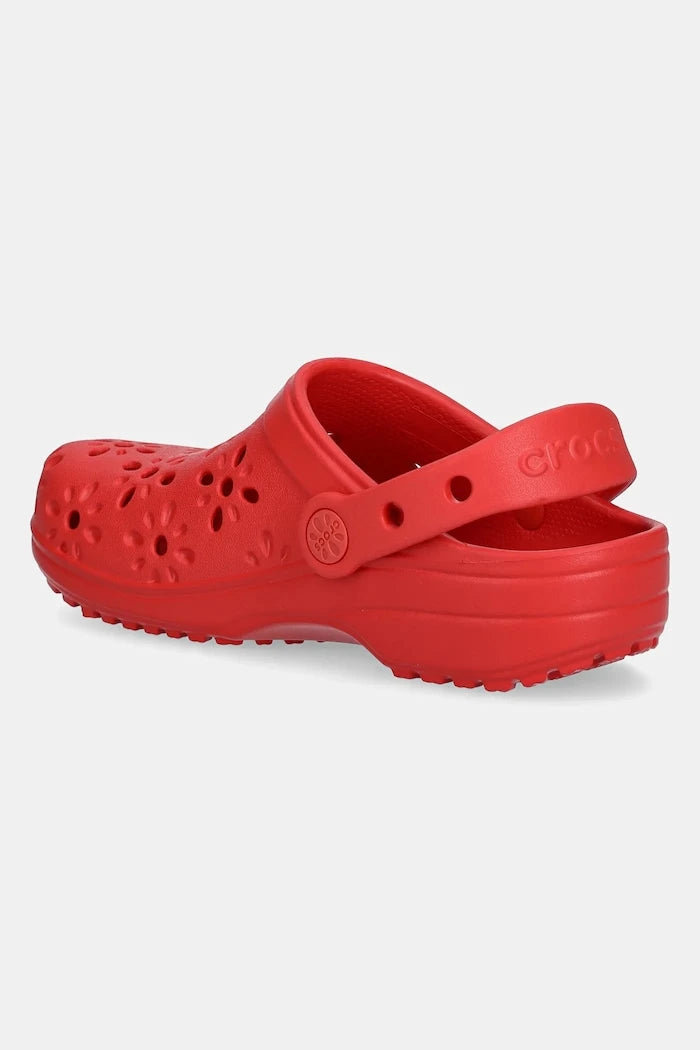 Crocs CLASSIC FLORAL CUT OUT CLOG KIDS