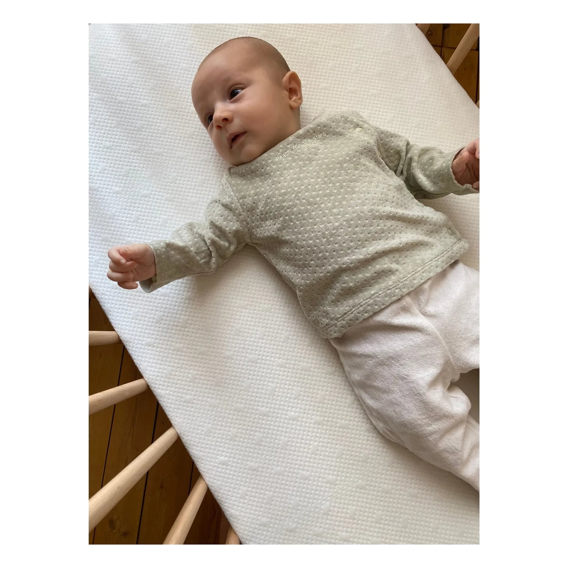 Candide - Organic cotton mattress with removable covers | White