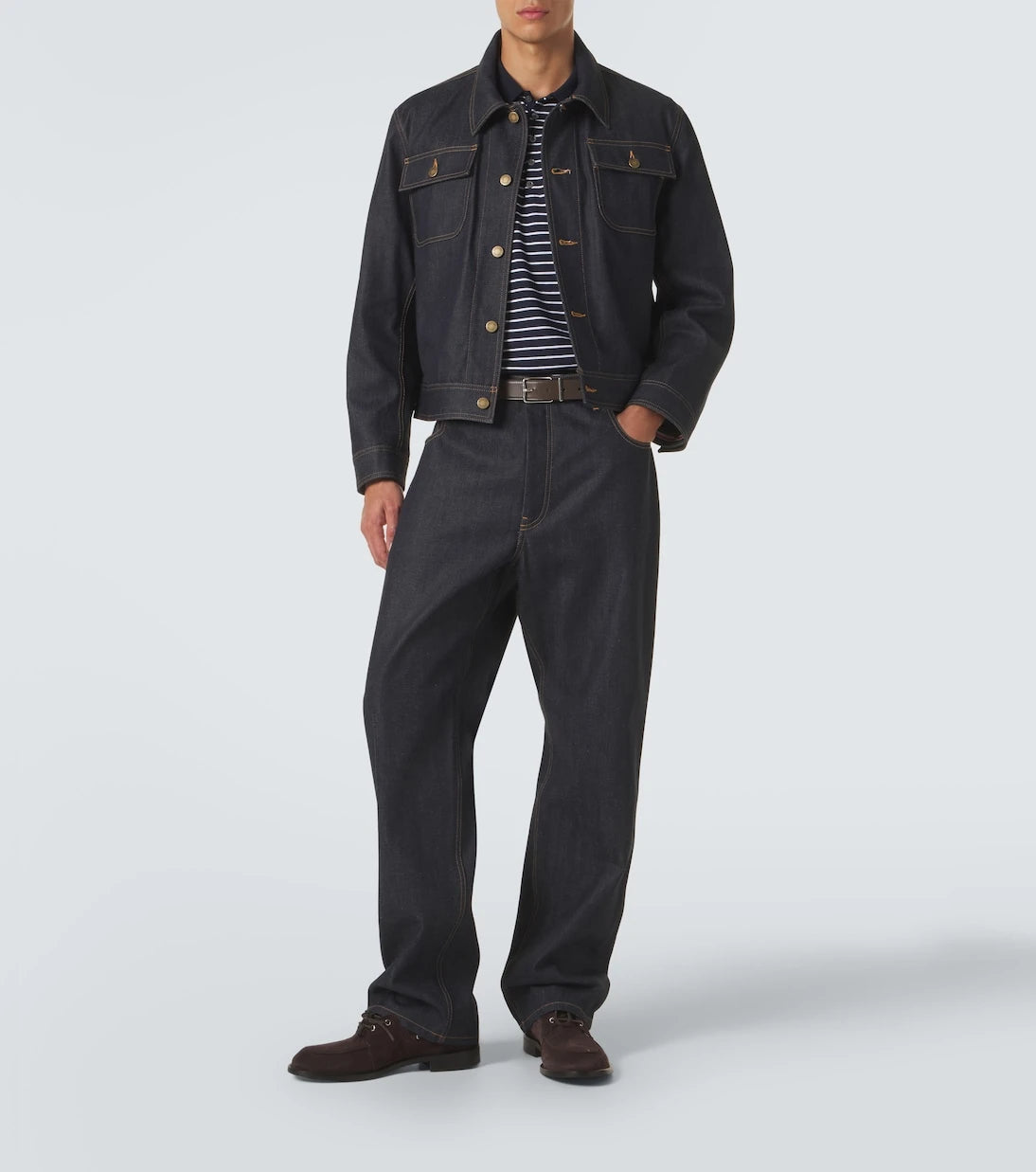 Thom Browne - 4-Bar striped cotton polo shirt