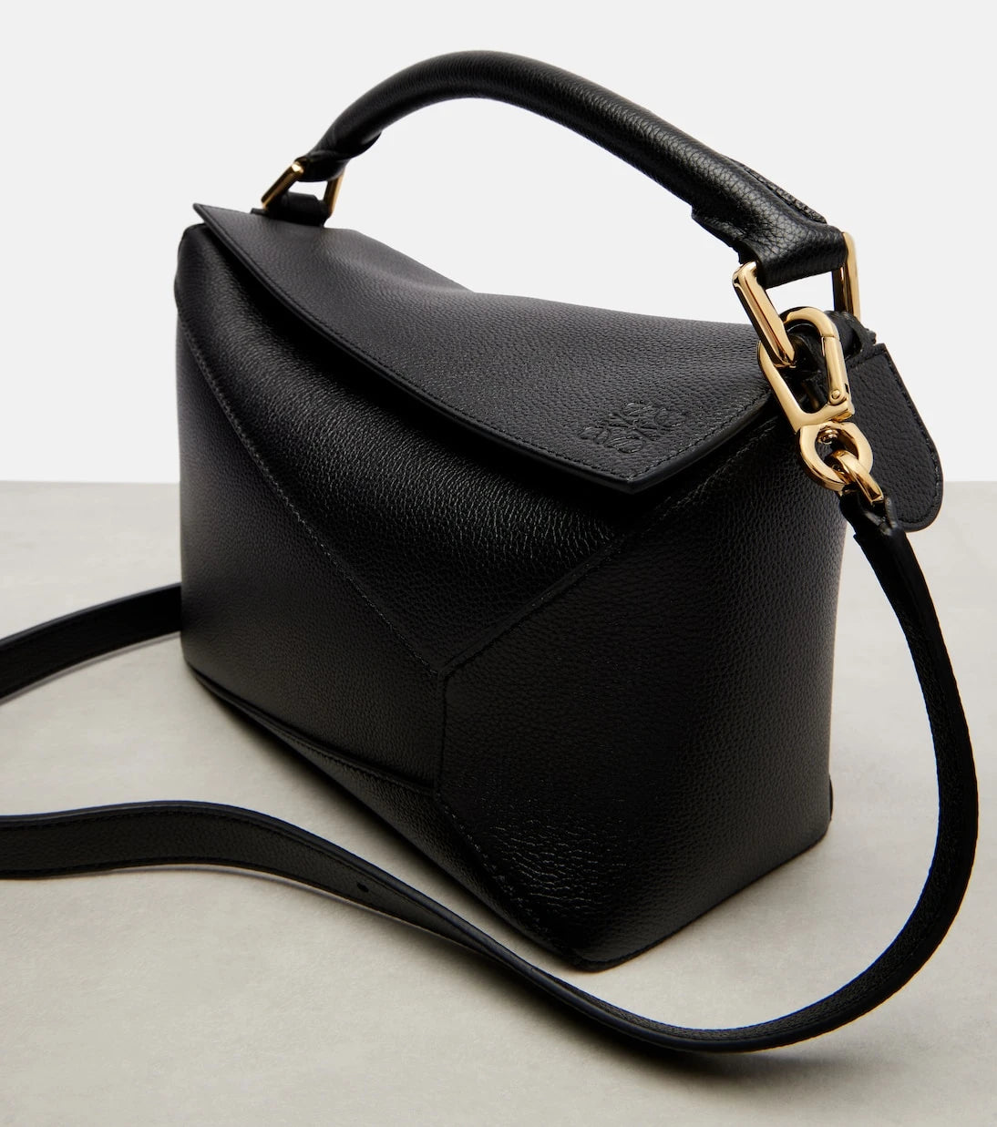Loewe - Puzzle Edge Small leather top-handle bag