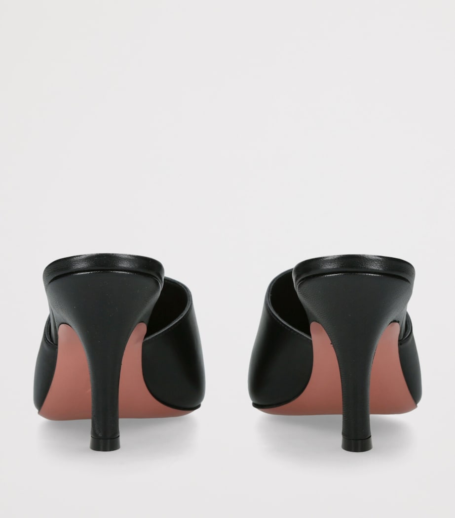 Leather Jamie Heeled Mules 80