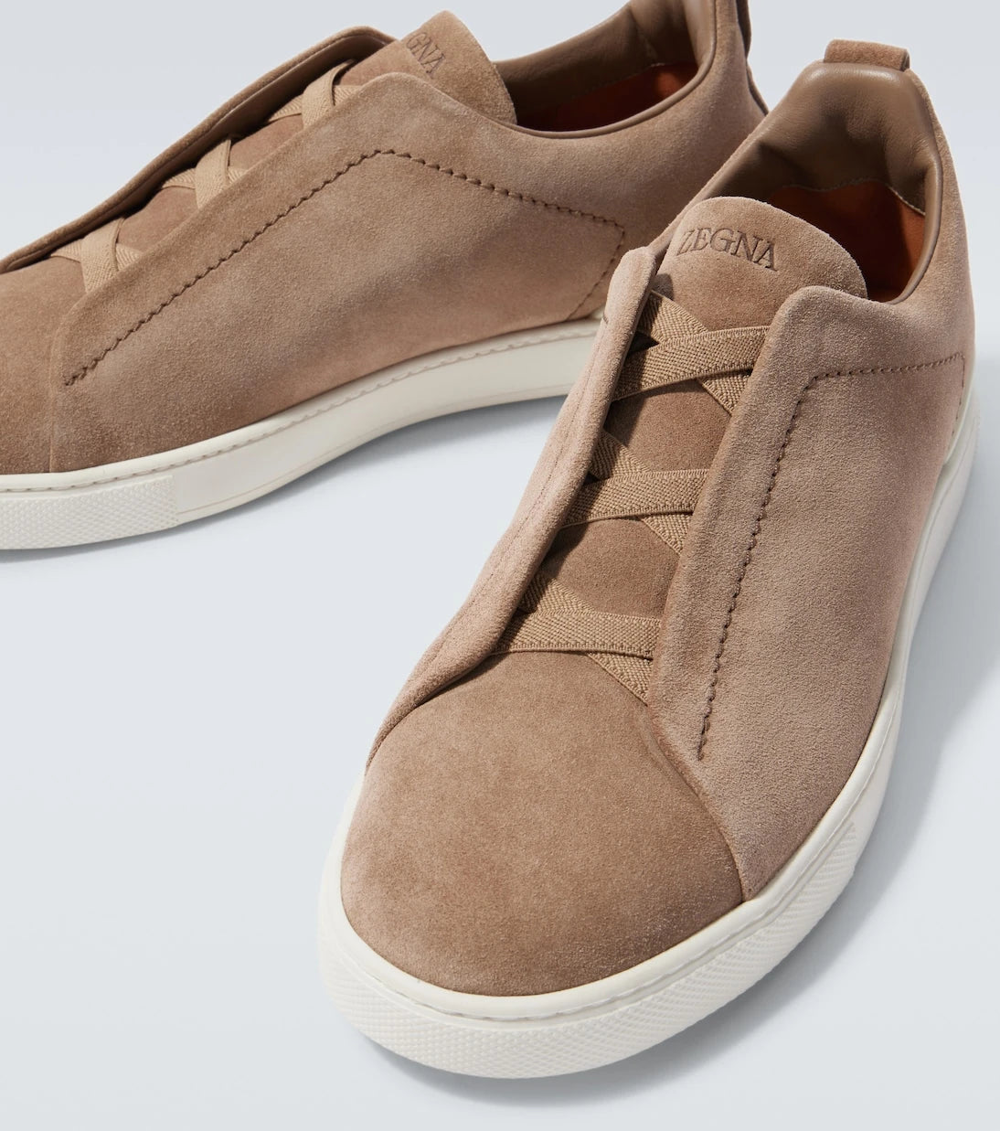 Zegna - Triple Stitch suede sneakers