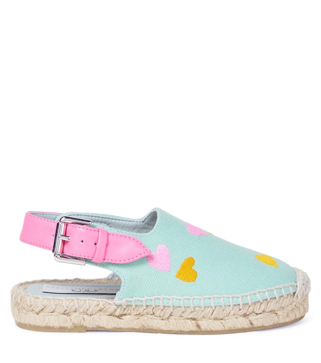 Stella McCartney Kids - Embroidered canvas espadrilles
