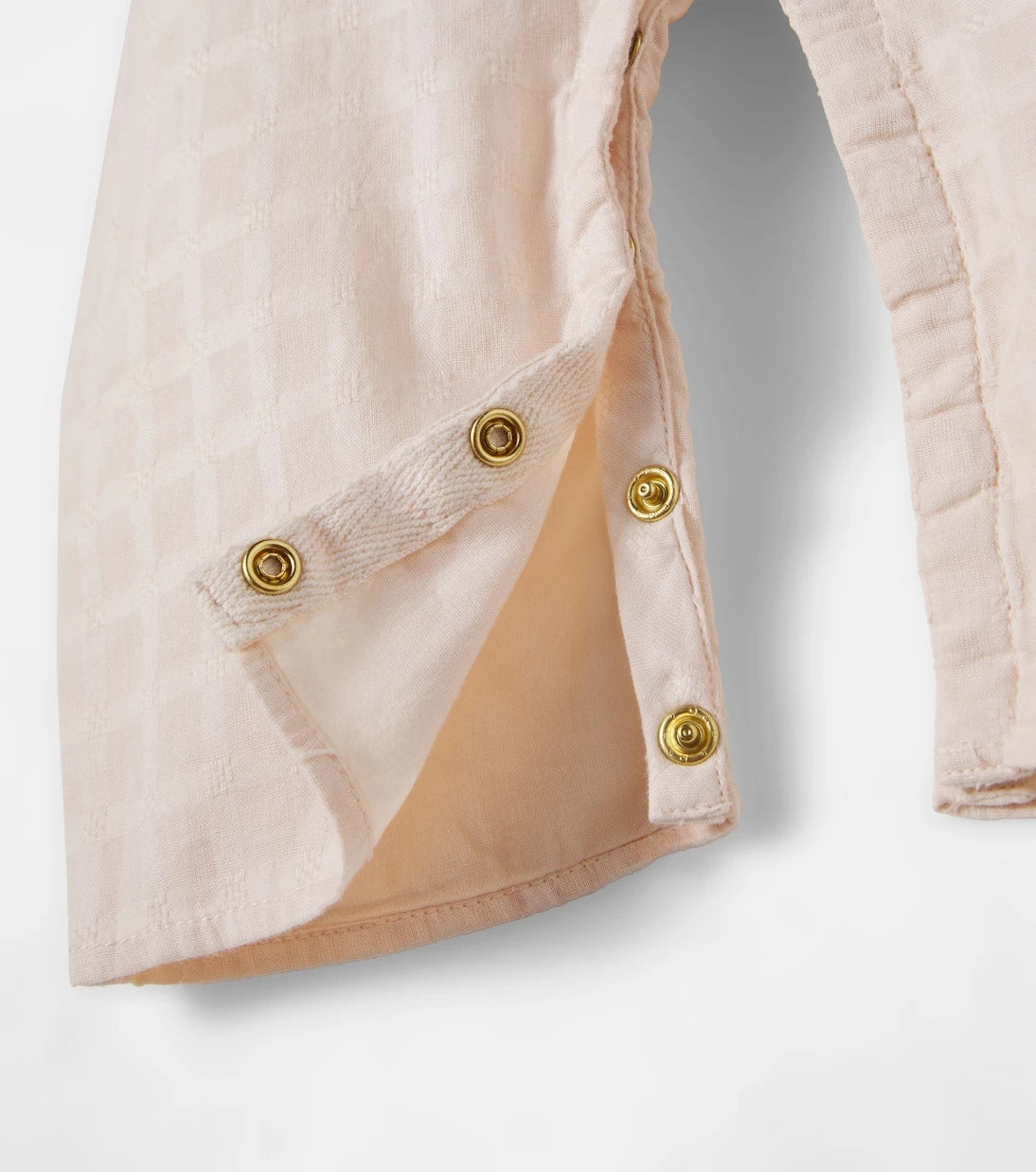 Louise Misha - Baby Morli checked cotton jumpsuit