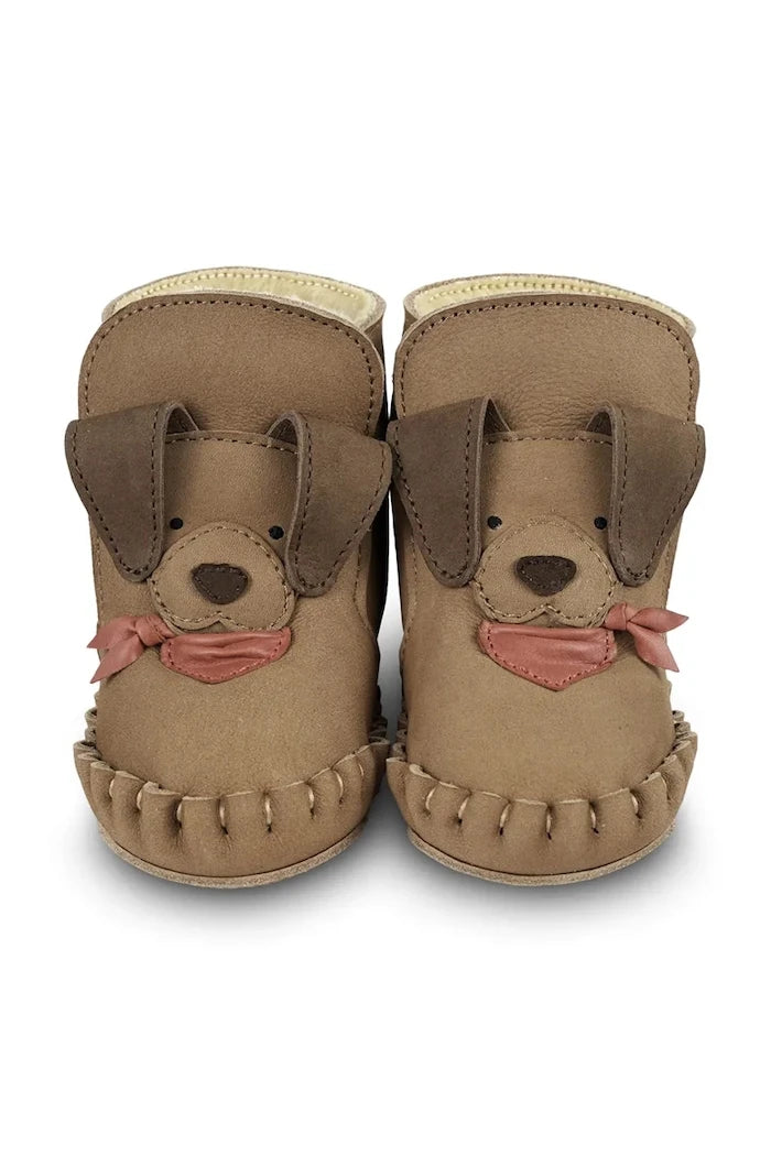 Бебешки кожени обувки Donsje Junus Booties Western Dog