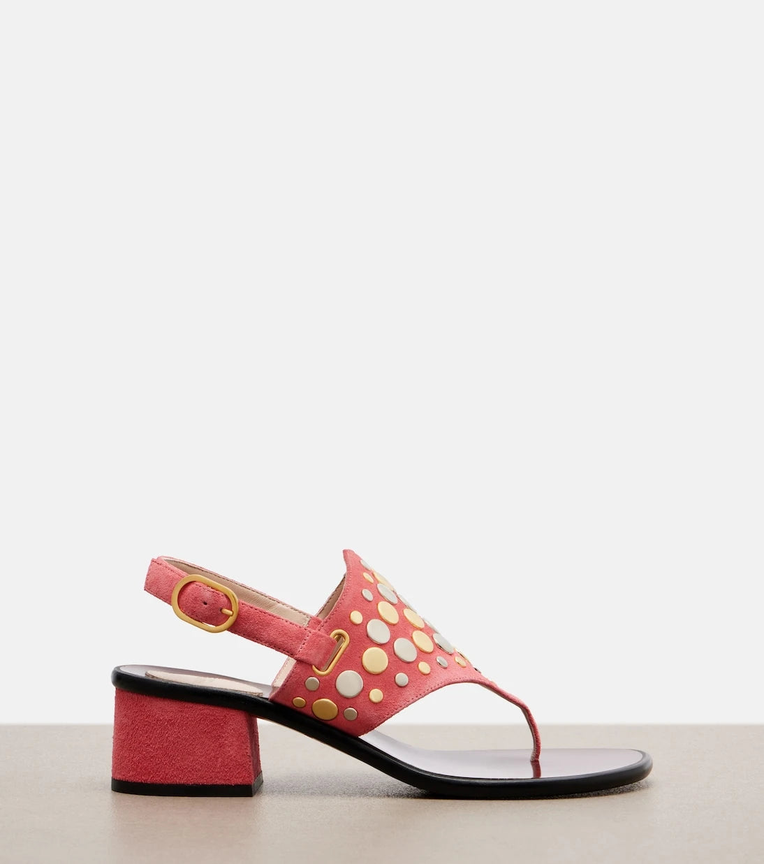 Valentino Garavani - Resort studded suede thong sandals