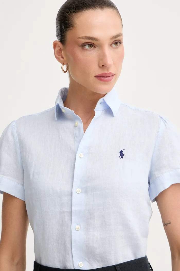 Polo Ralph Lauren риза дамска от лен PD LINEN-WVN-SHIRT