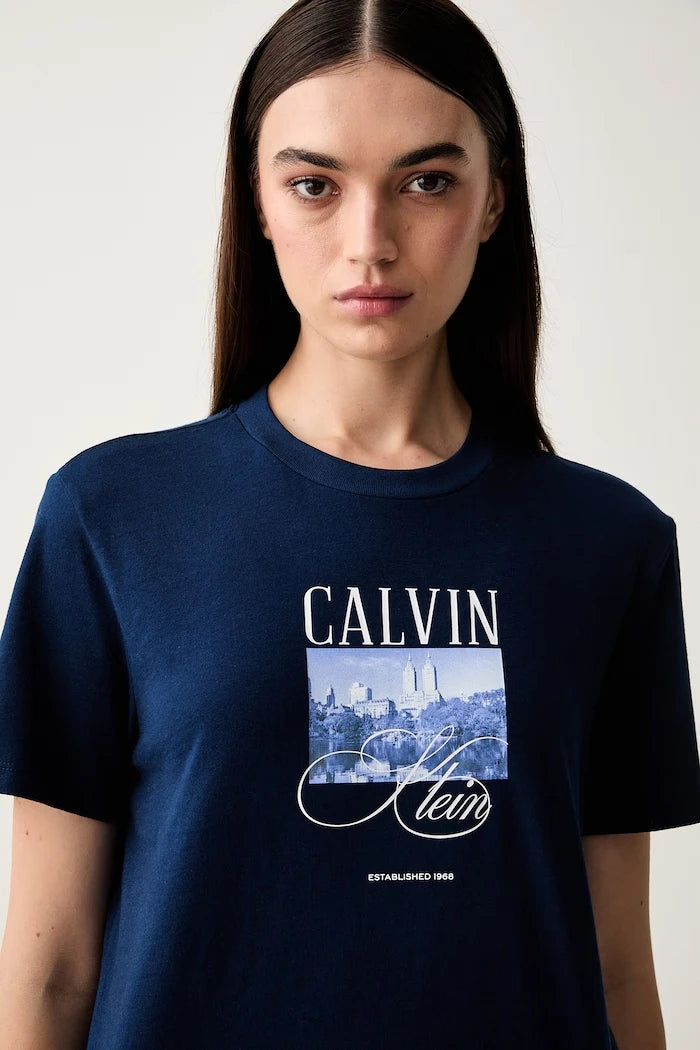 Calvin Klein Jeans pamuklu kadın tişört