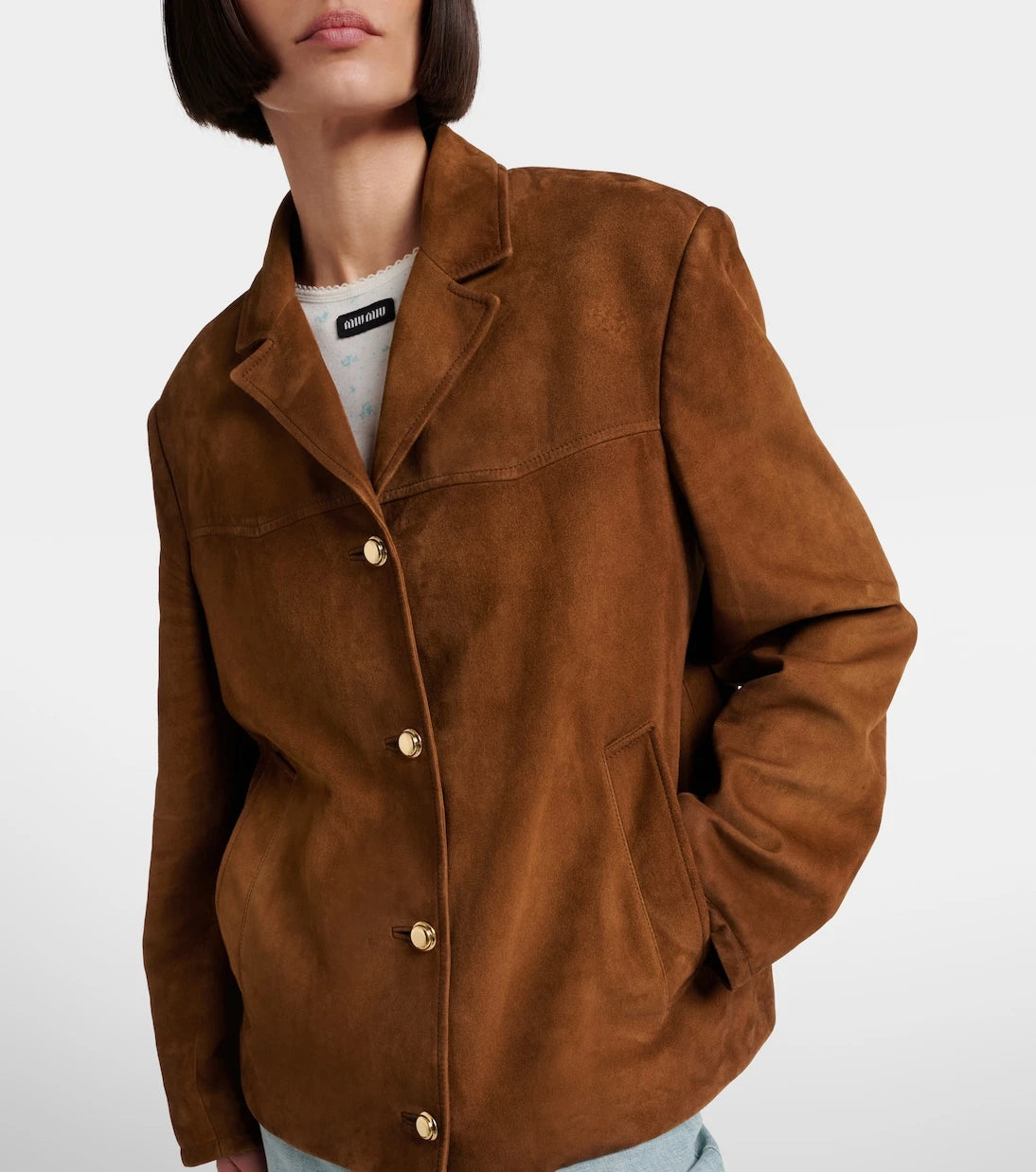 Miu Miu - Suede jacket