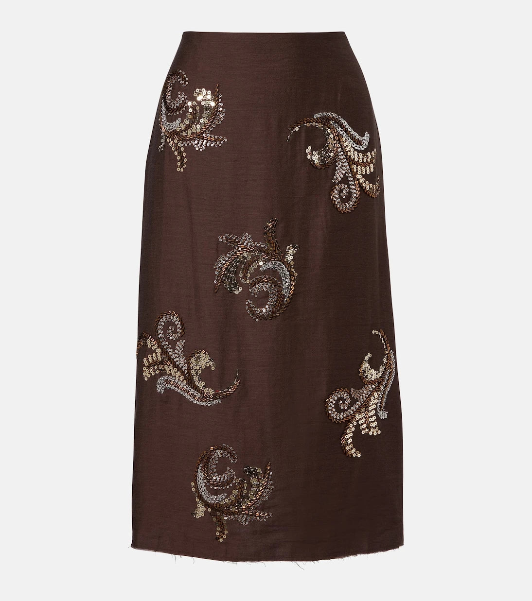 Xu Zhi - Sequined midi skirt