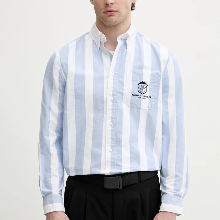 Tommy Hilfiger Erkek Pamuk Gömlek