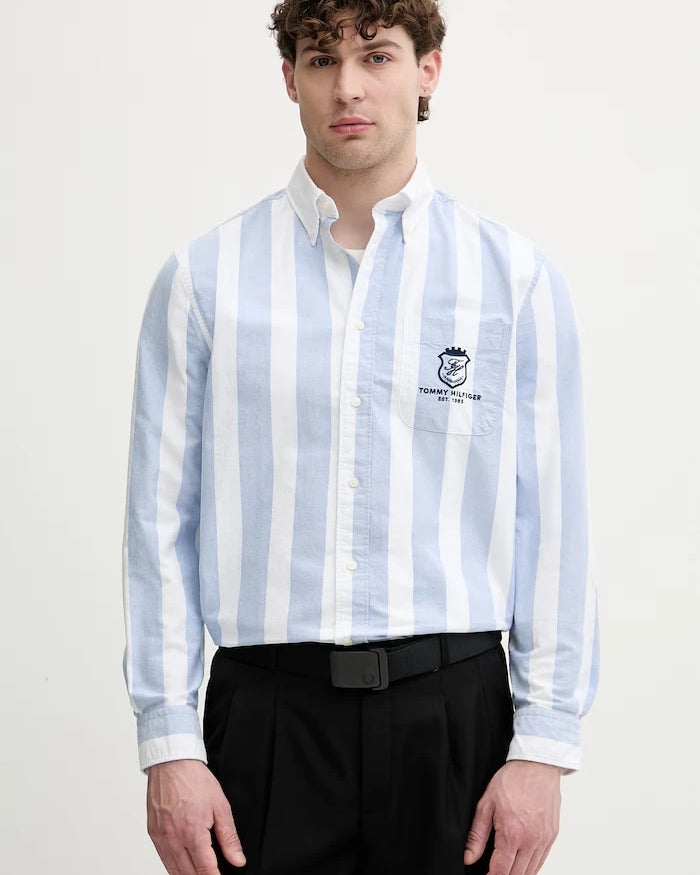 Tommy Hilfiger Erkek Pamuk Gömlek