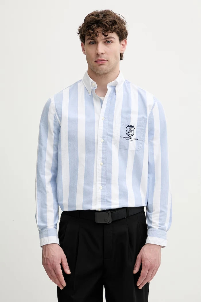 Tommy Hilfiger Erkek Pamuk Gömlek