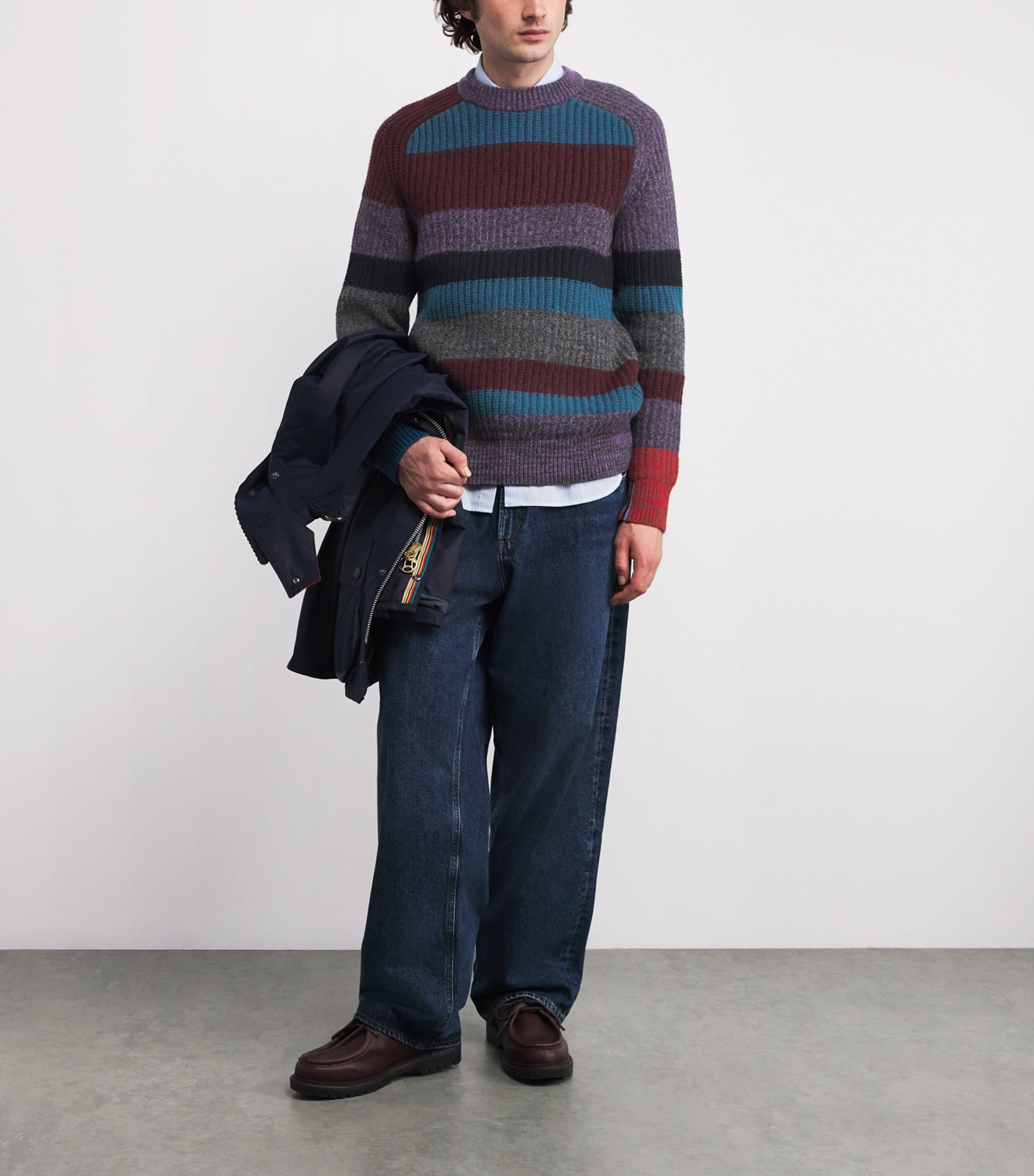 Barbour x Paul Smith Wool Stripe Sweater