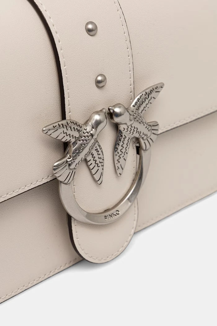 Pinko kadın deri crossbody çanta
