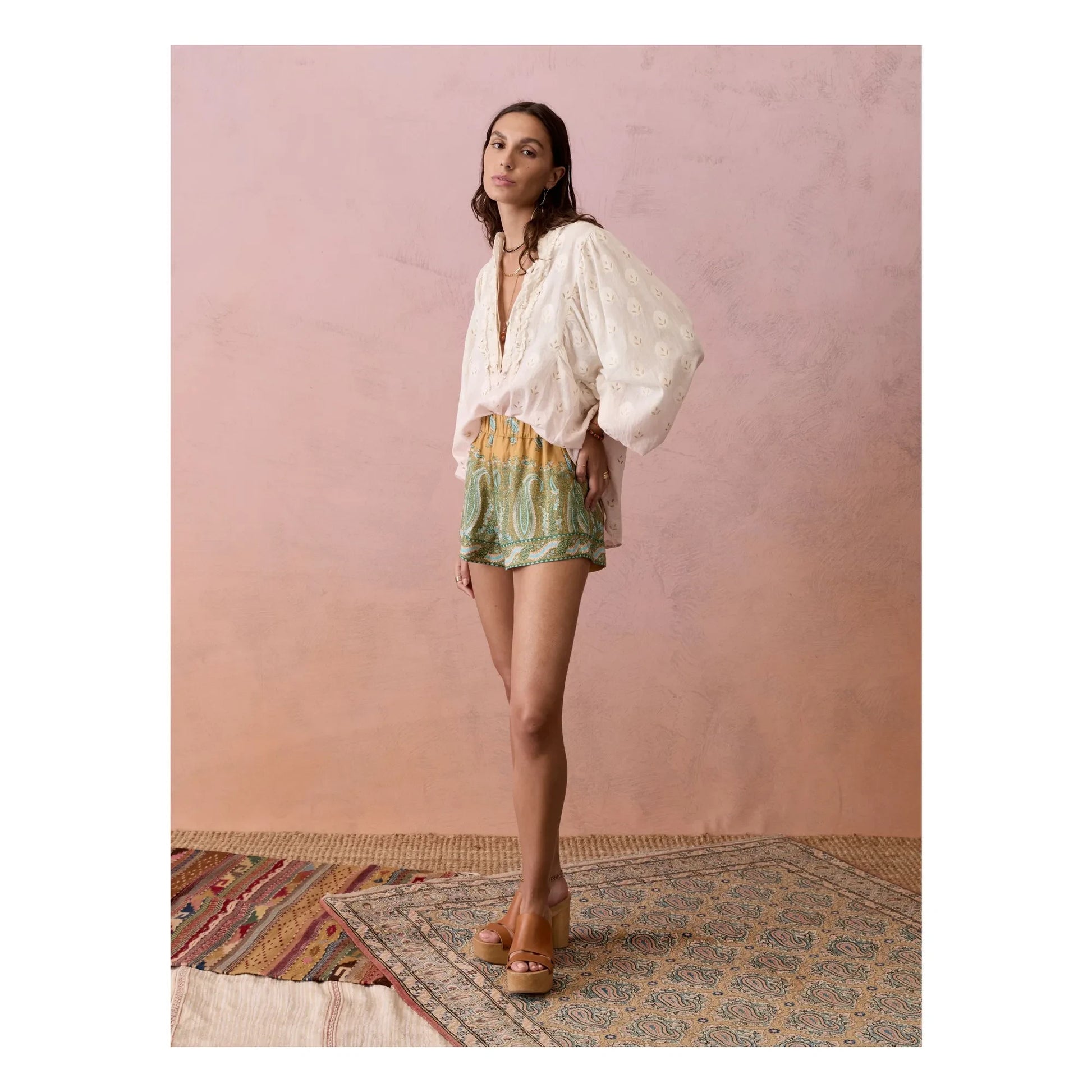 Boteh - Lucent Lin shorts | Green