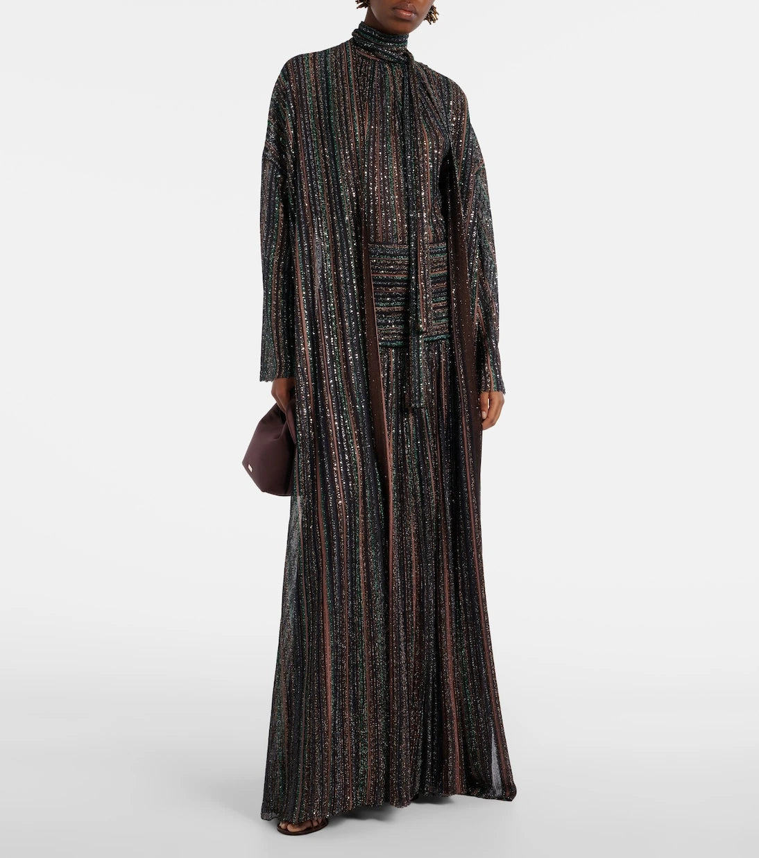 Missoni - Chevron lamé cardigan