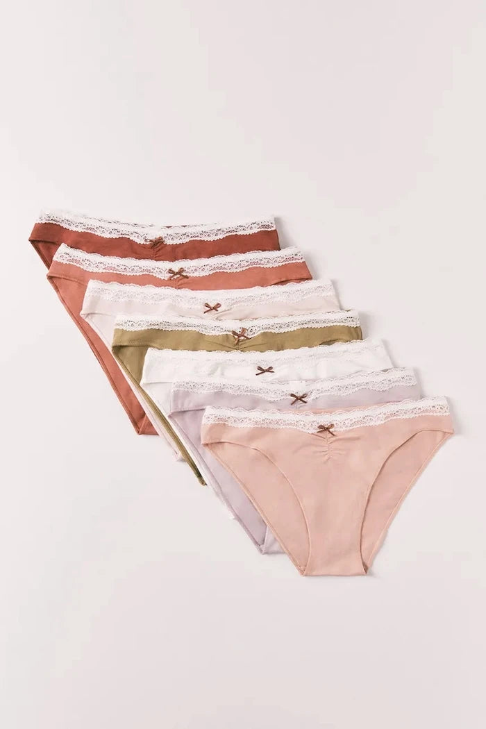 kadınssecret pamuklu kadın bikini 7'li