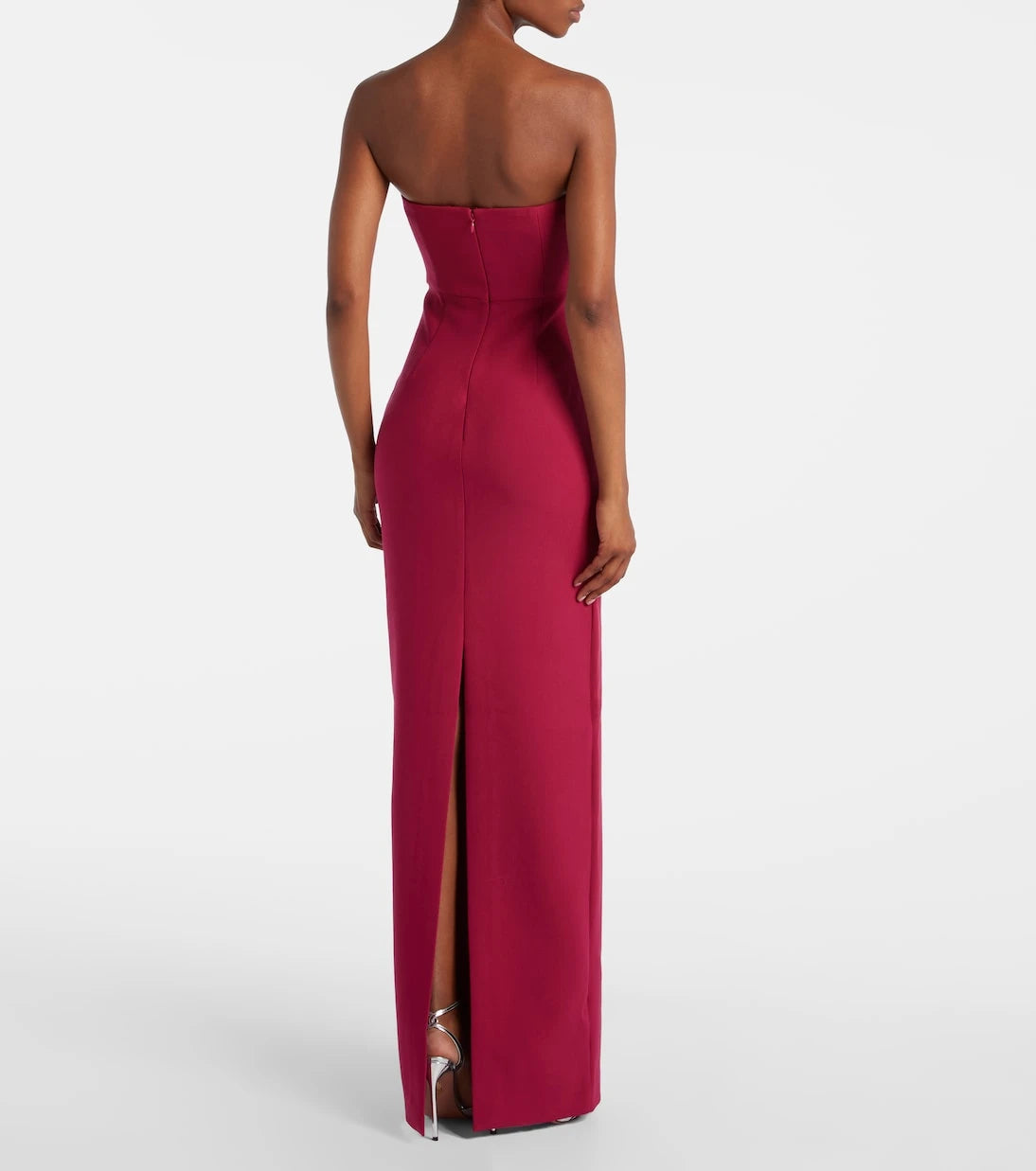 Roland Mouret - One-shoulder crêpe maxi dress