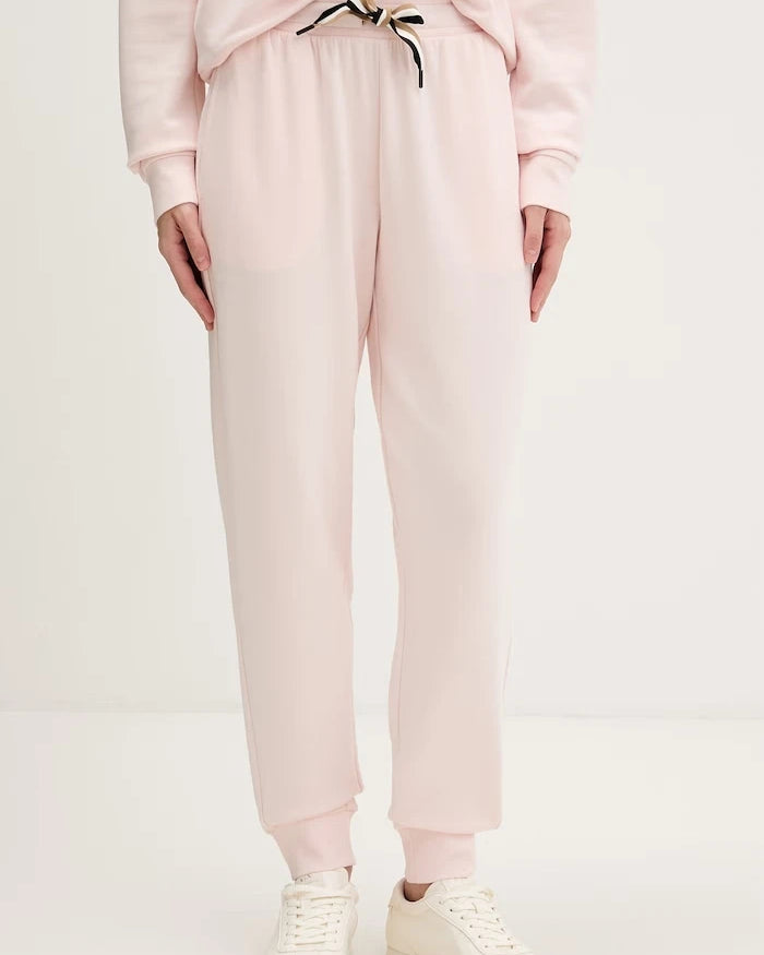 BOSS домашен панталон дамски CP Stripe Pants Cuff