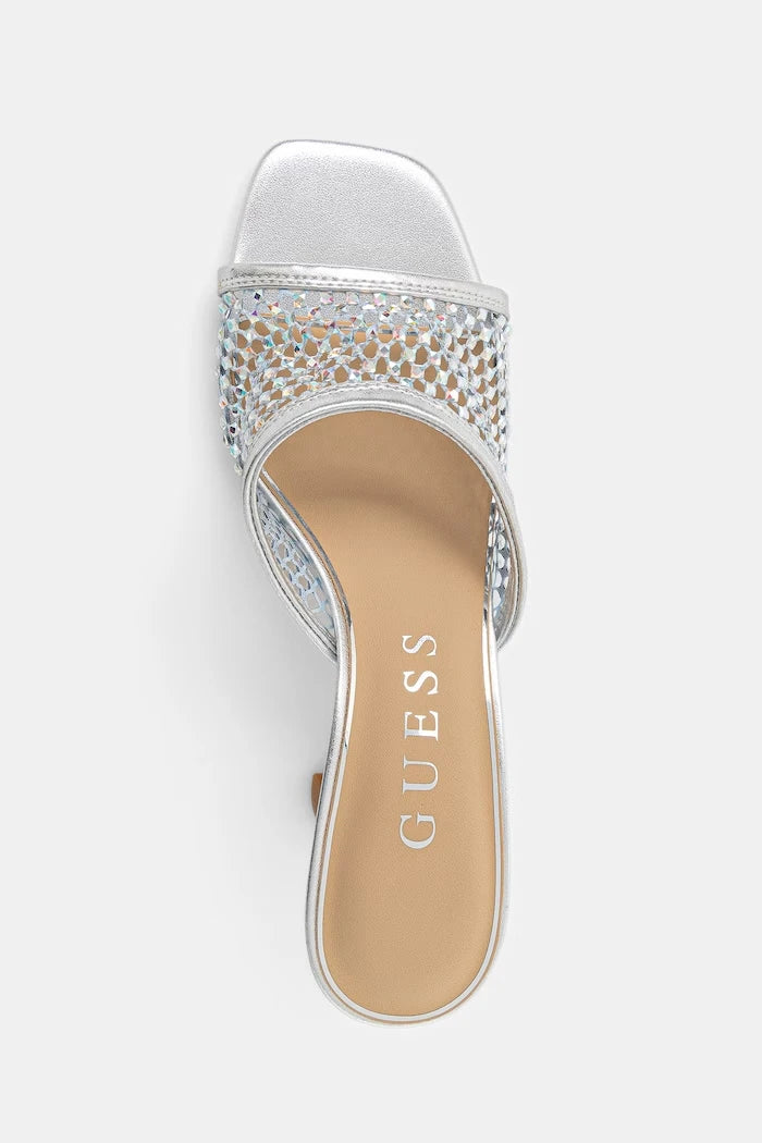 Guess чехли обувки с висок ток дамски KEBBA2