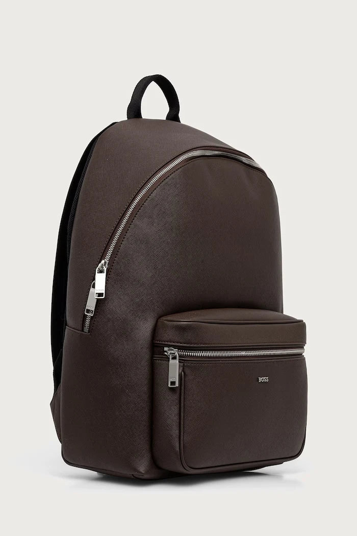 BOSS erkek deri sırt çantası Northon_Backpack
