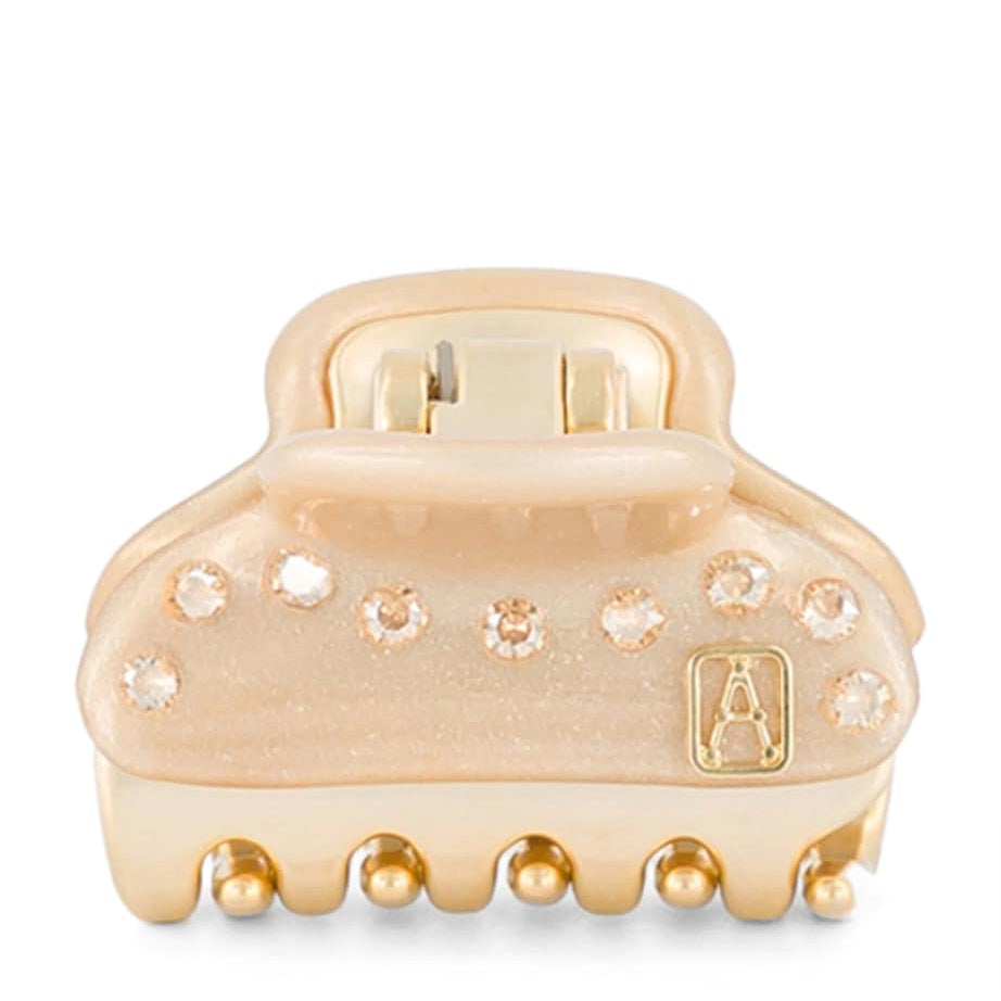 Alexandre de Paris Gold-Plated Crystal-Embellished Claw Hair Clip