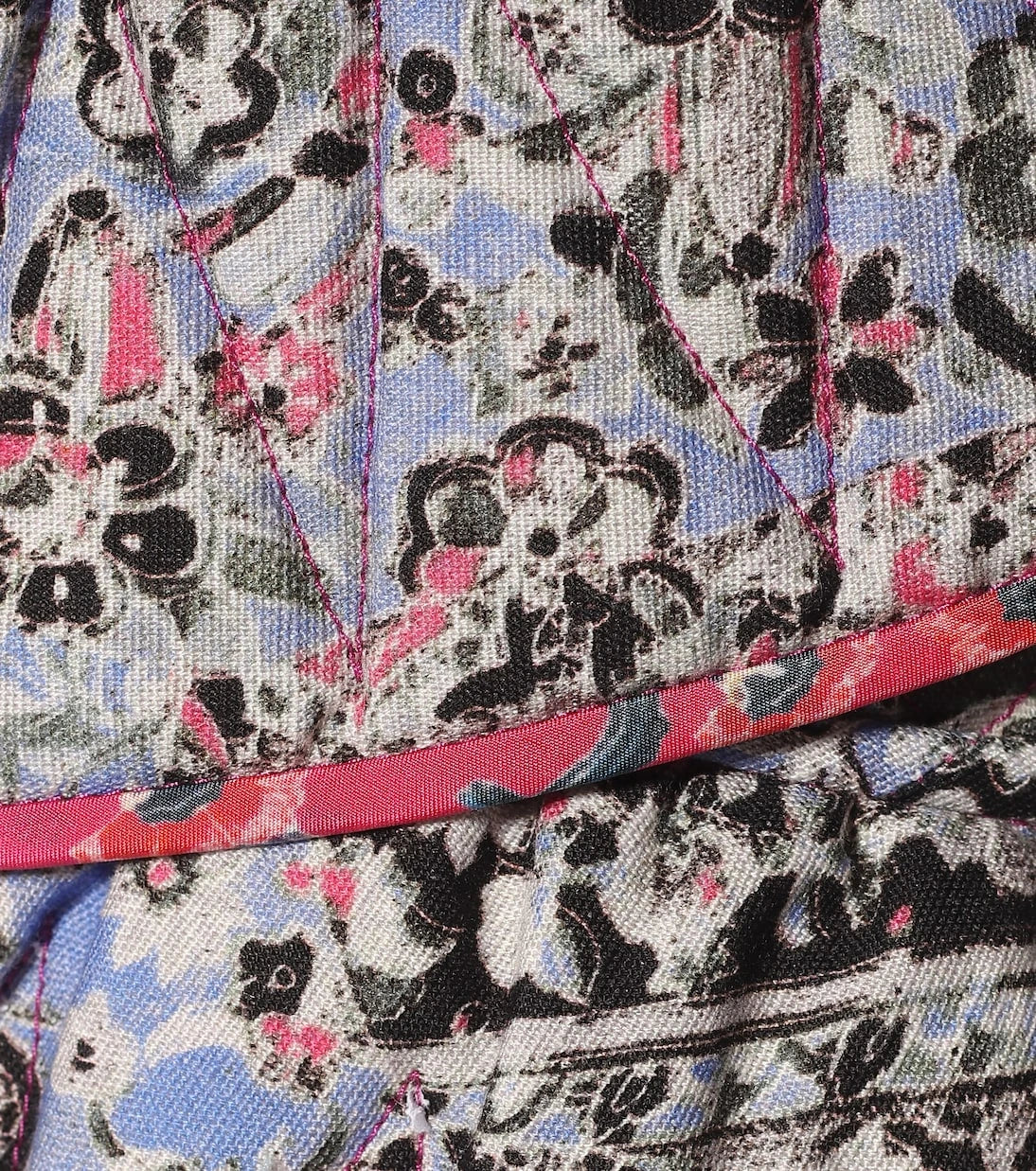 Isabel Marant - Fanulia floral cotton-blend miniskirt