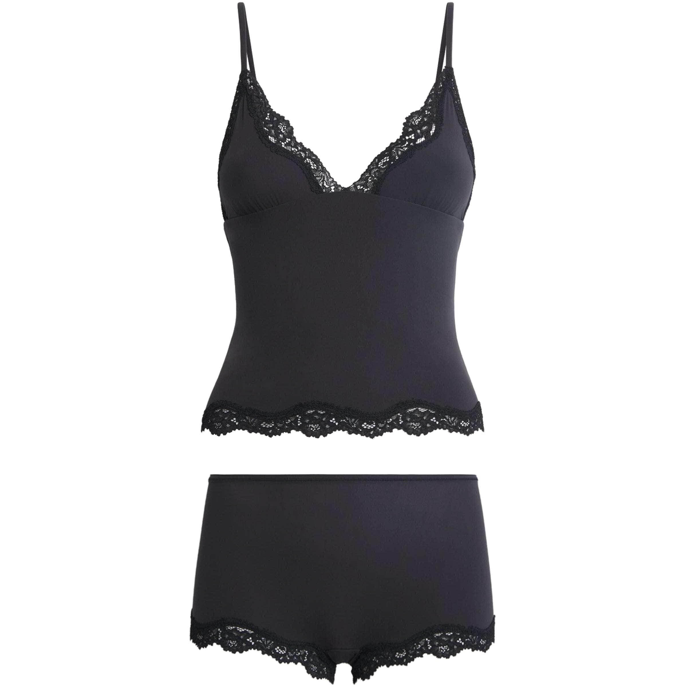Fits Everybody Lace-Trim Cami and Shorts Set