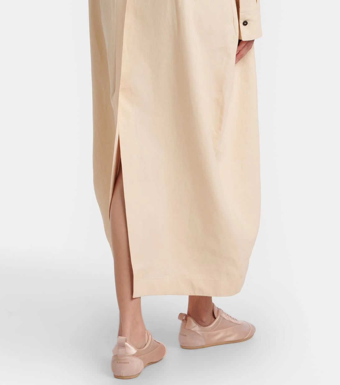 Jil Sander - Oversized linen shirt dress