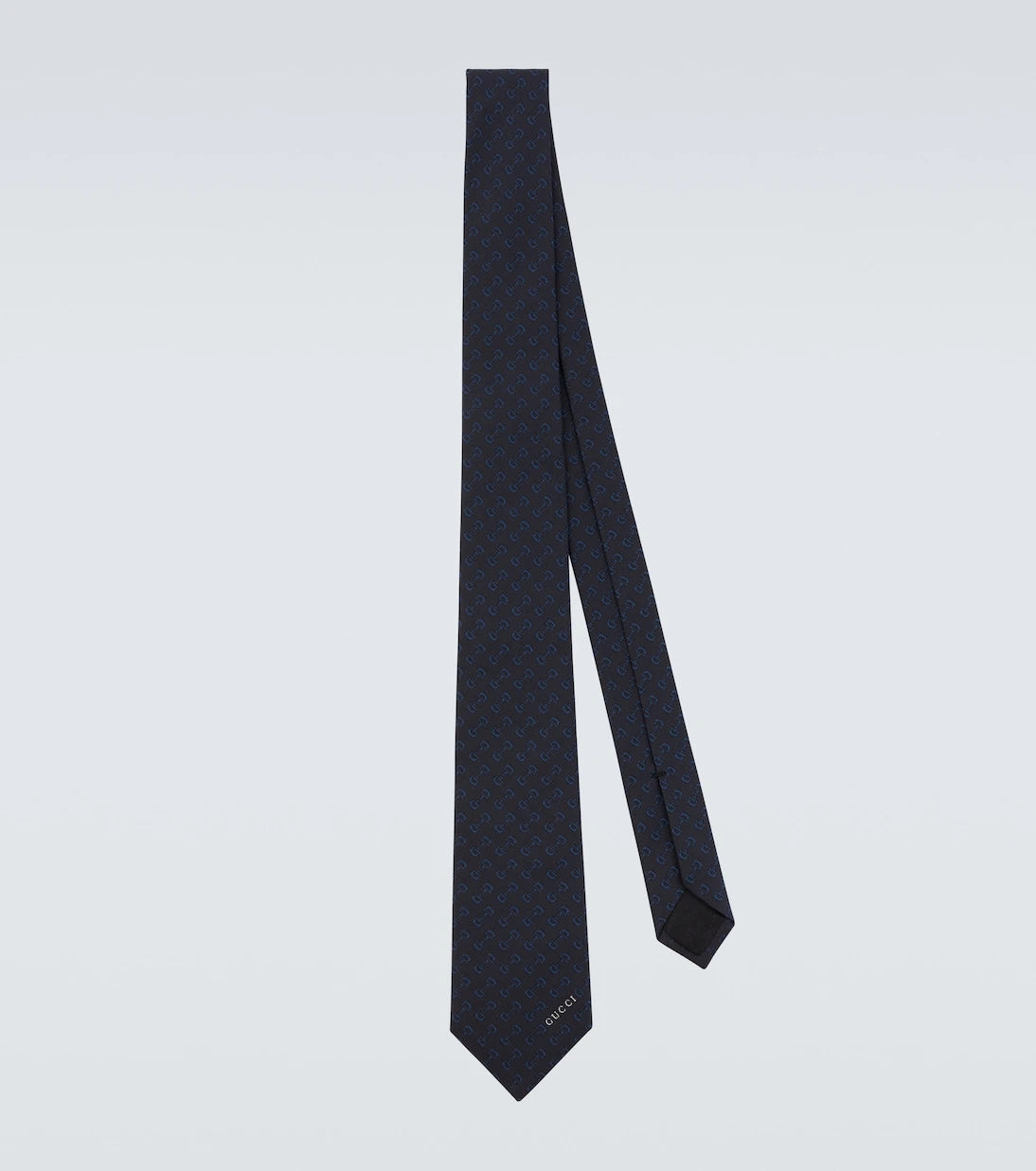 Gucci - Horsebit silk tie