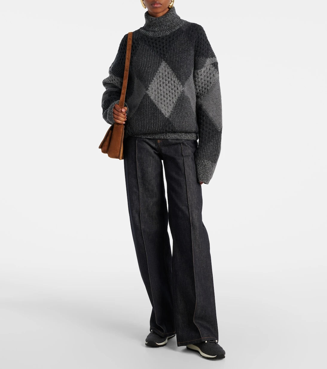 Jimmy Choo - Veles embellished cashmere sneakers