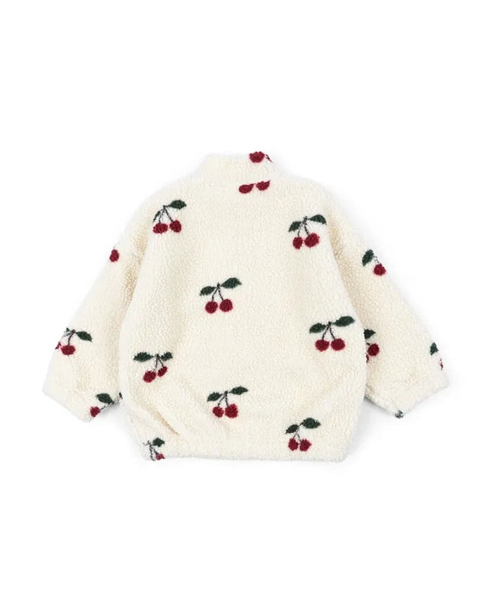 Konges Sløjd Çocuk Polar JODY TEDDY JACKET GRS