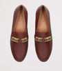 Tod's Burgundy Leather Mocassins