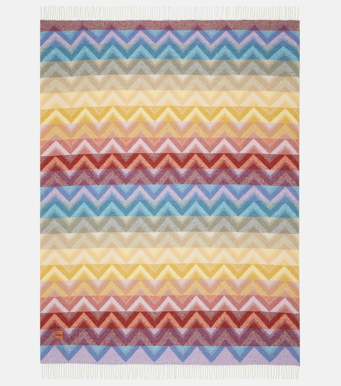 Missoni - بطانية صوف بنقشة الزيكزاك Watamu