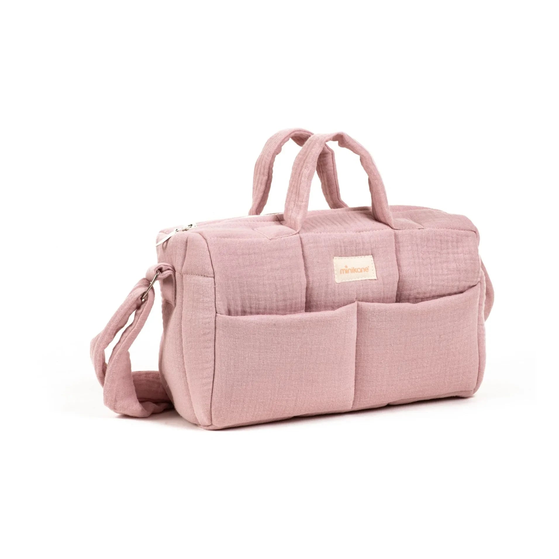 Minikane - Cotton gauze doll changing bag | Pink