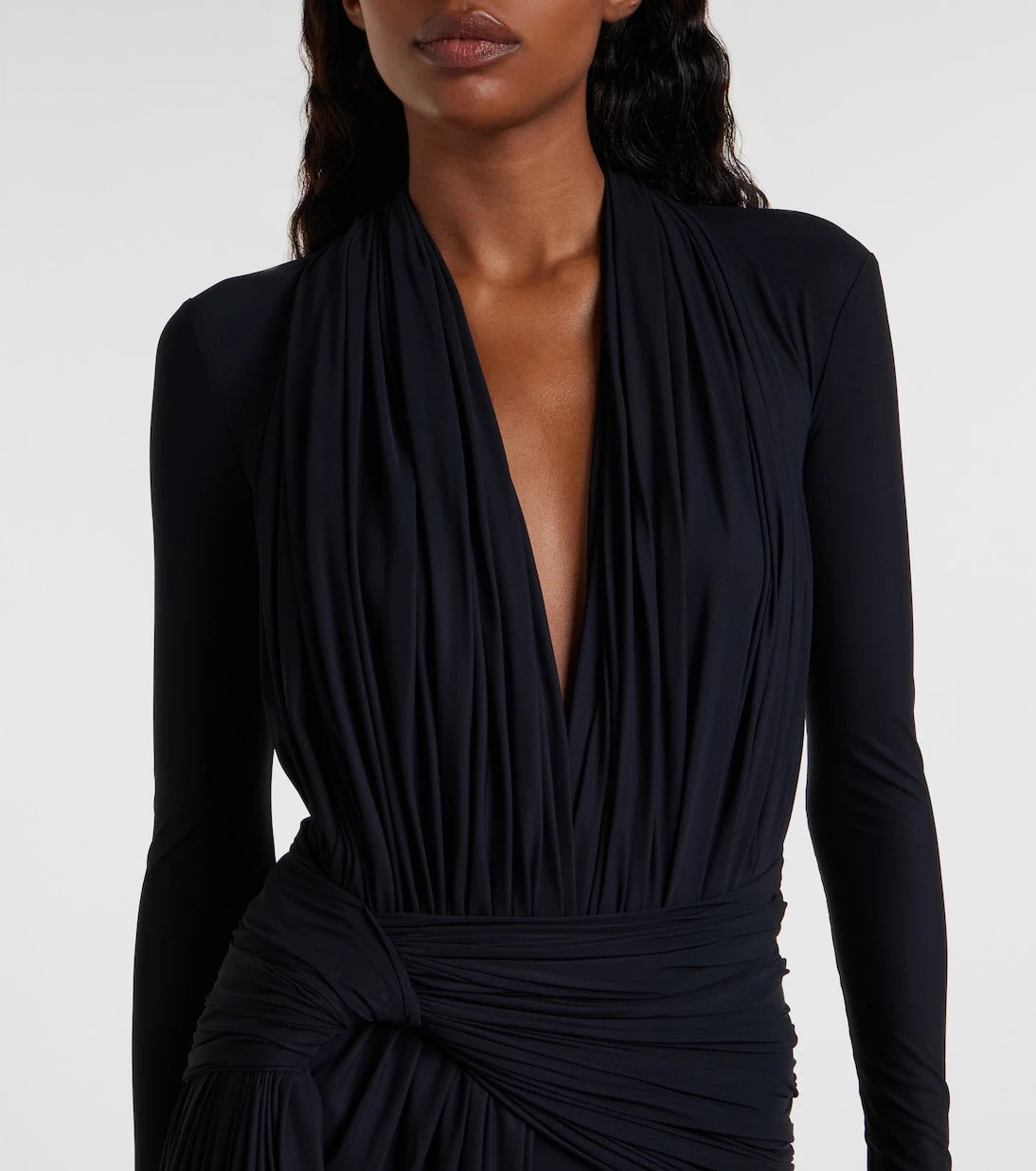 Balenciaga - Asymmetric draped minidress