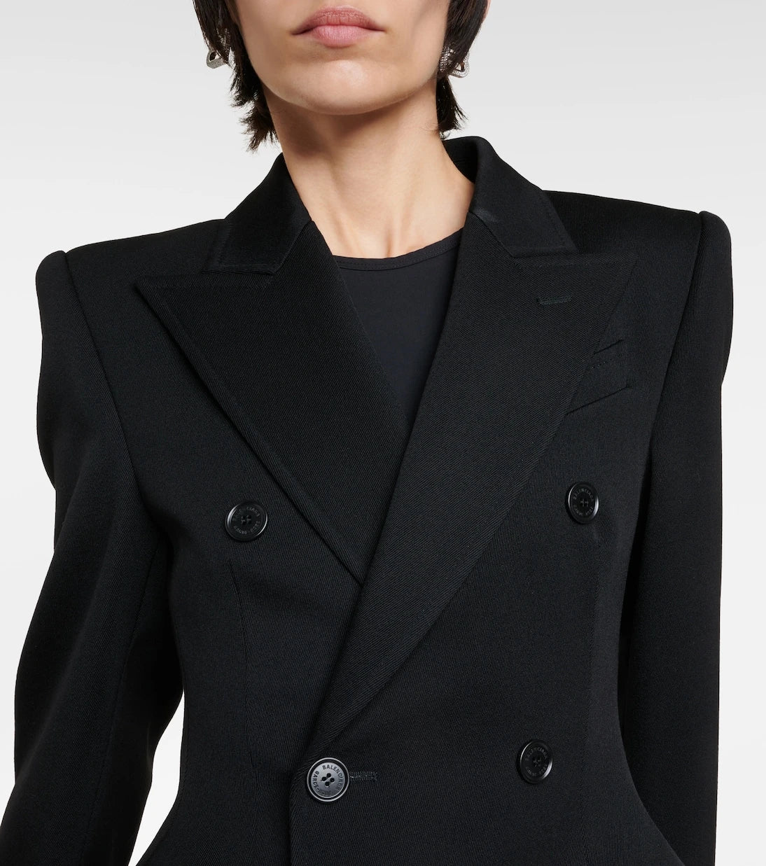 Balenciaga - Hourglass wool blazer