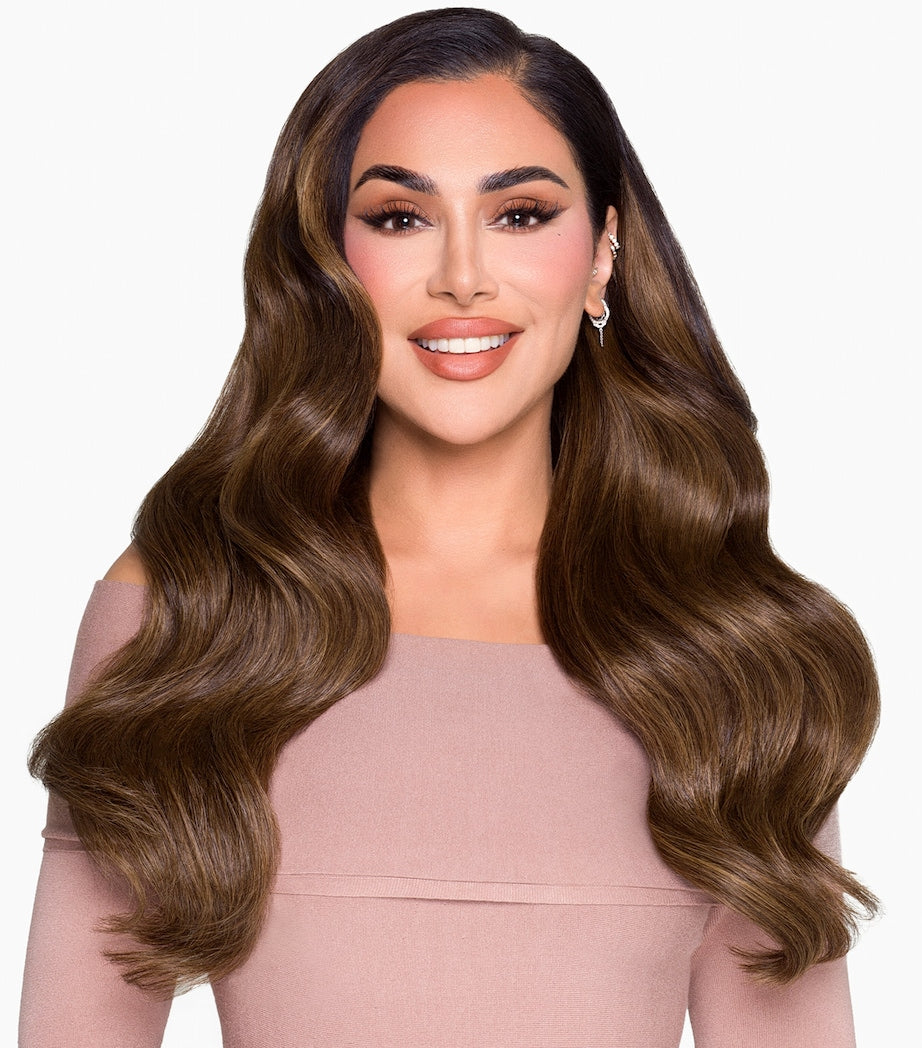 Beauty Works x Huda BARELY THERE Clip-In Hair Extensions Set (20")