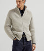 Brunello Cucinelli Beige Cashmere Down-Filled Jacket