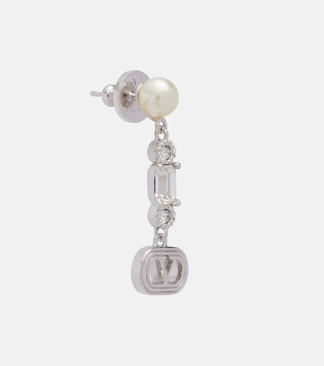 Valentino - VLogo Swarovski®-embellished drop earrings