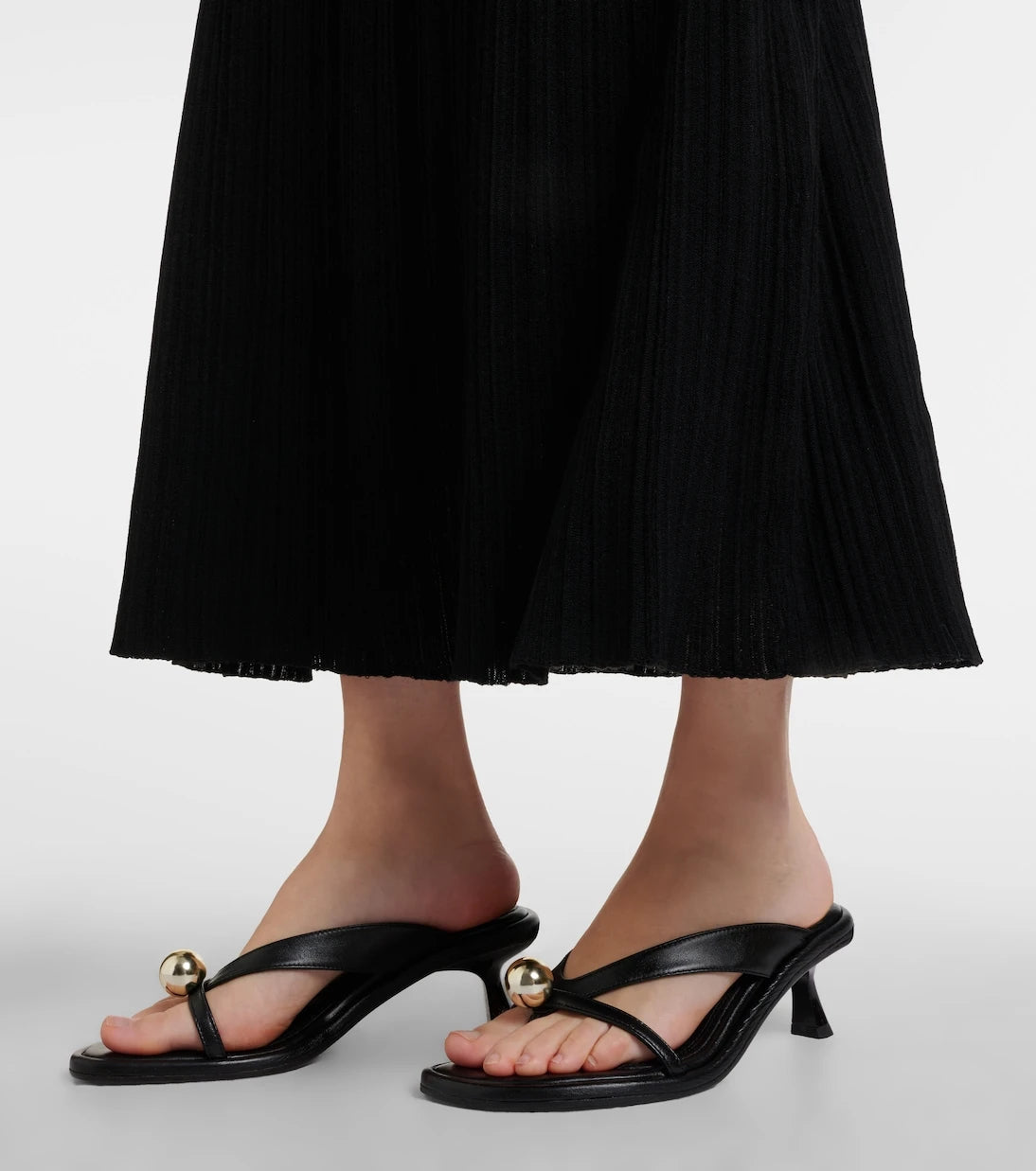 Souliers Martinez - Estela leather thong sandals