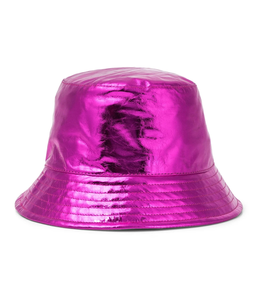 Isabel Marant - Haley metallic leather bucket hat