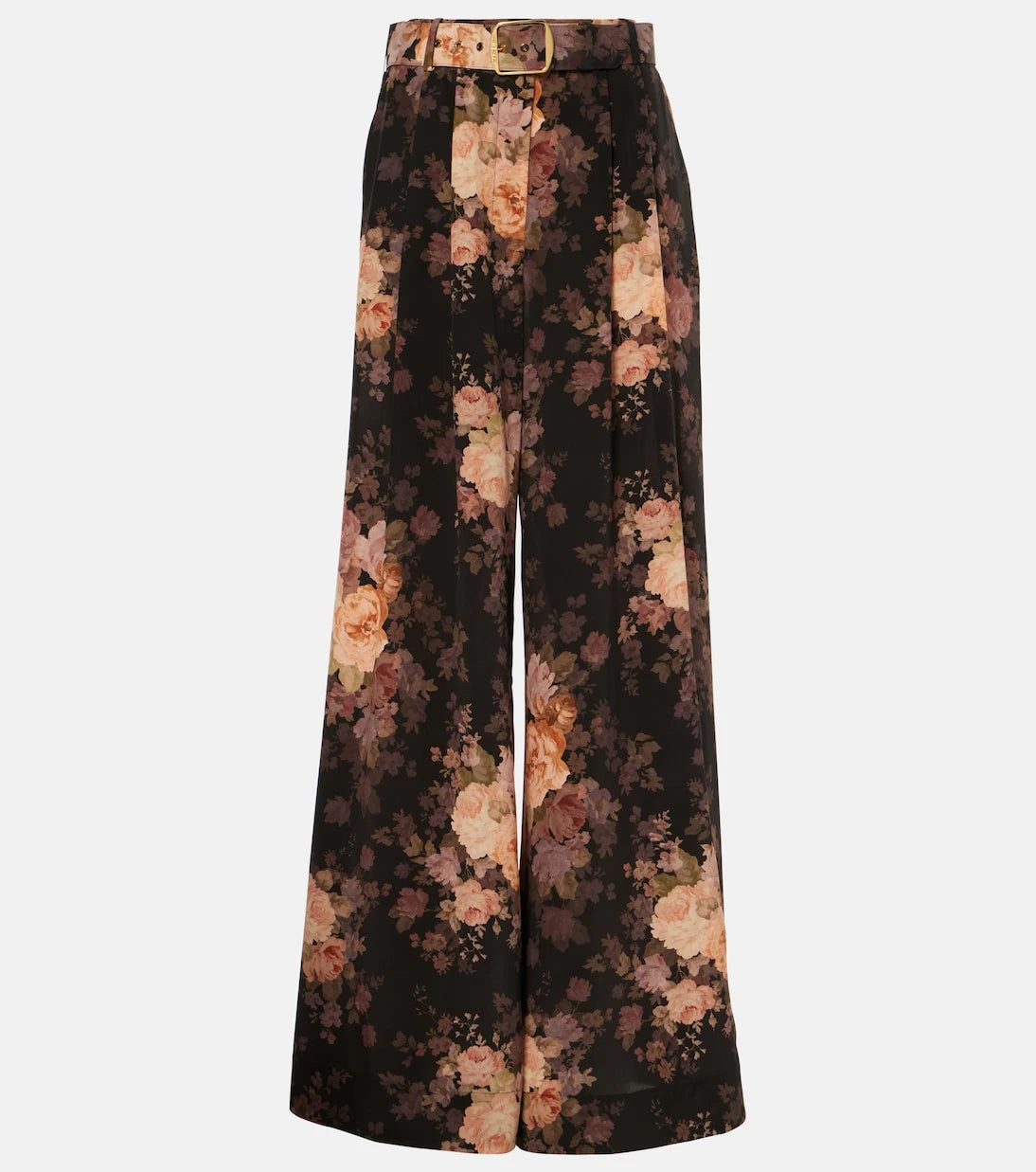 Zimmermann - Illustration silk wide-leg pants
