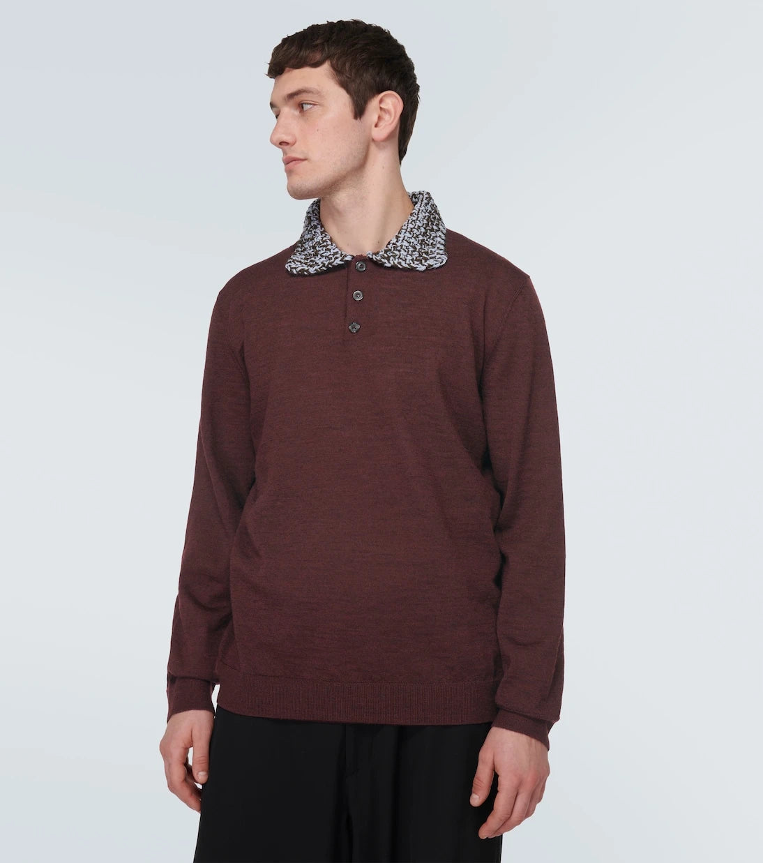 Maison Margiela - Wool polo sweater