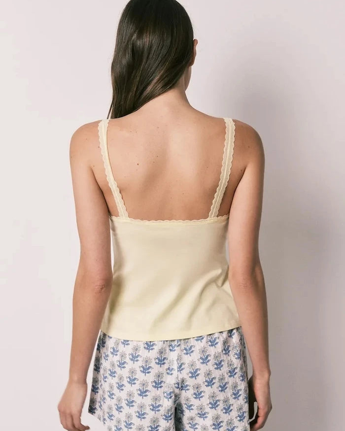 women'secret pamuklu elastanlı iki parçalı kadın pijama takımı