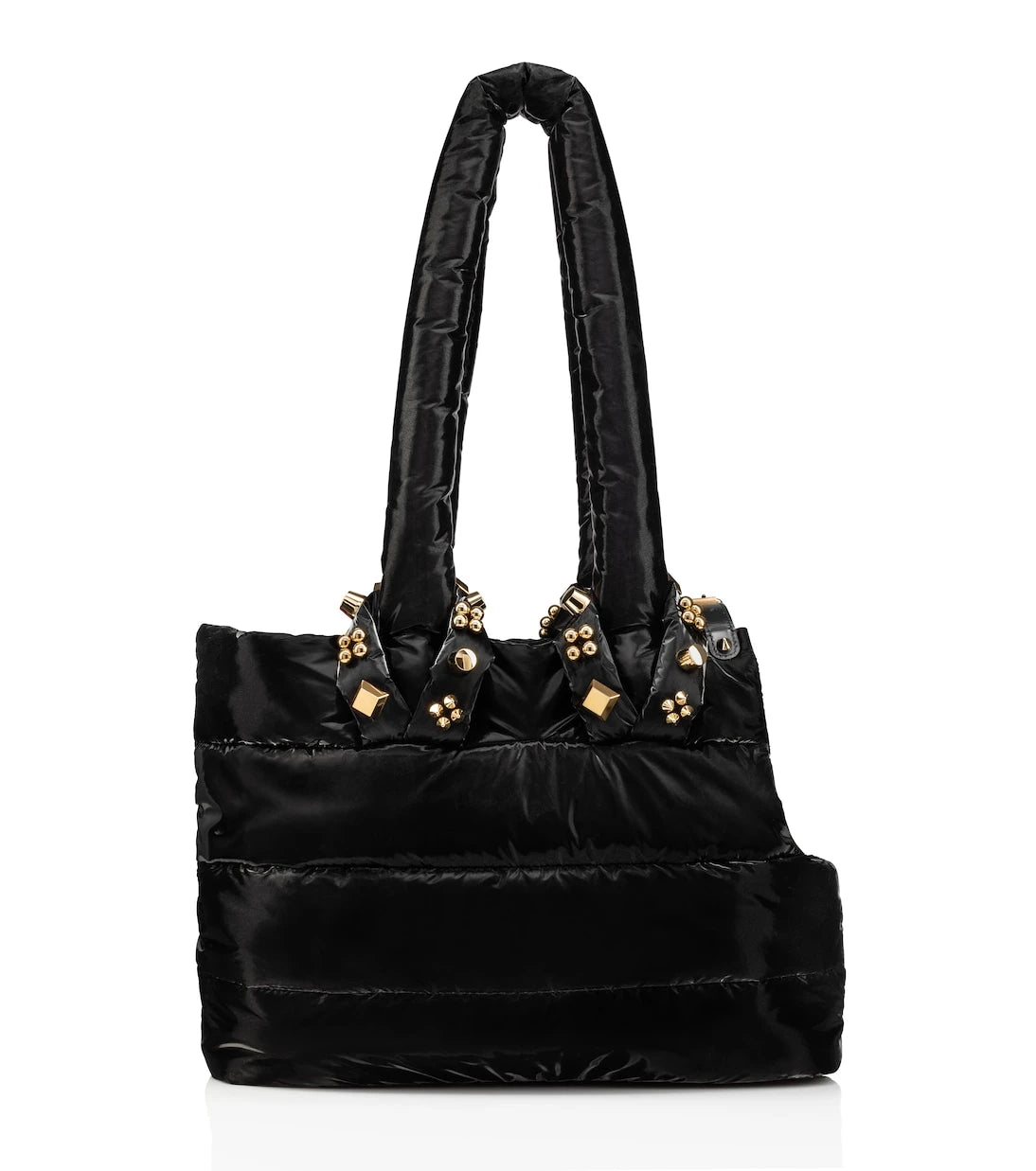 Christian Louboutin - Padded patent leather pet carrier